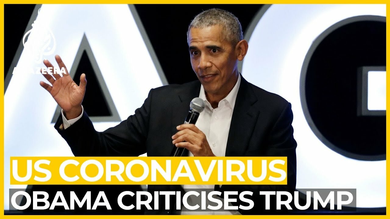 Obama labels Trump's handling of COVID-19 a