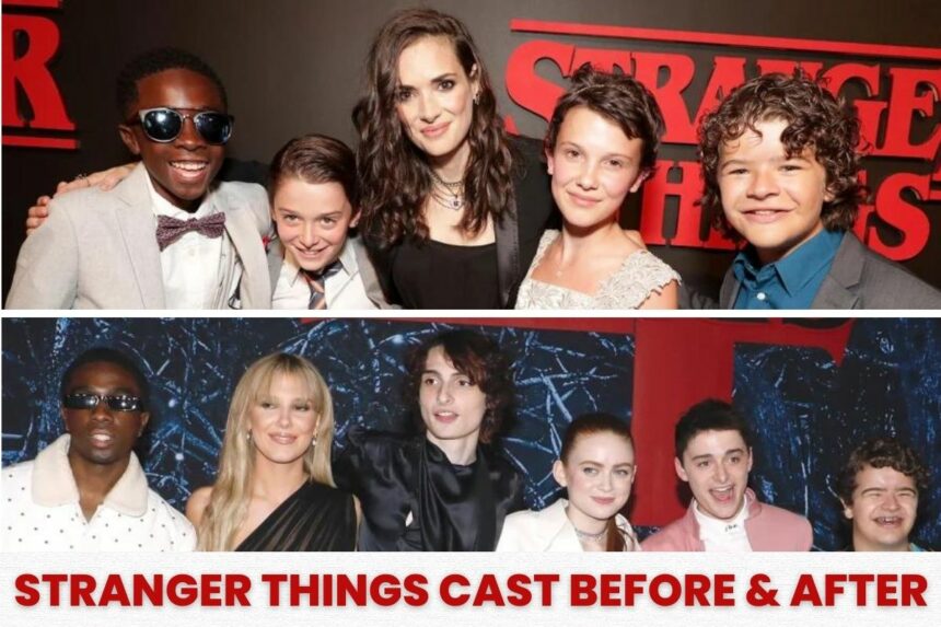 Stranger Things Cast then and now