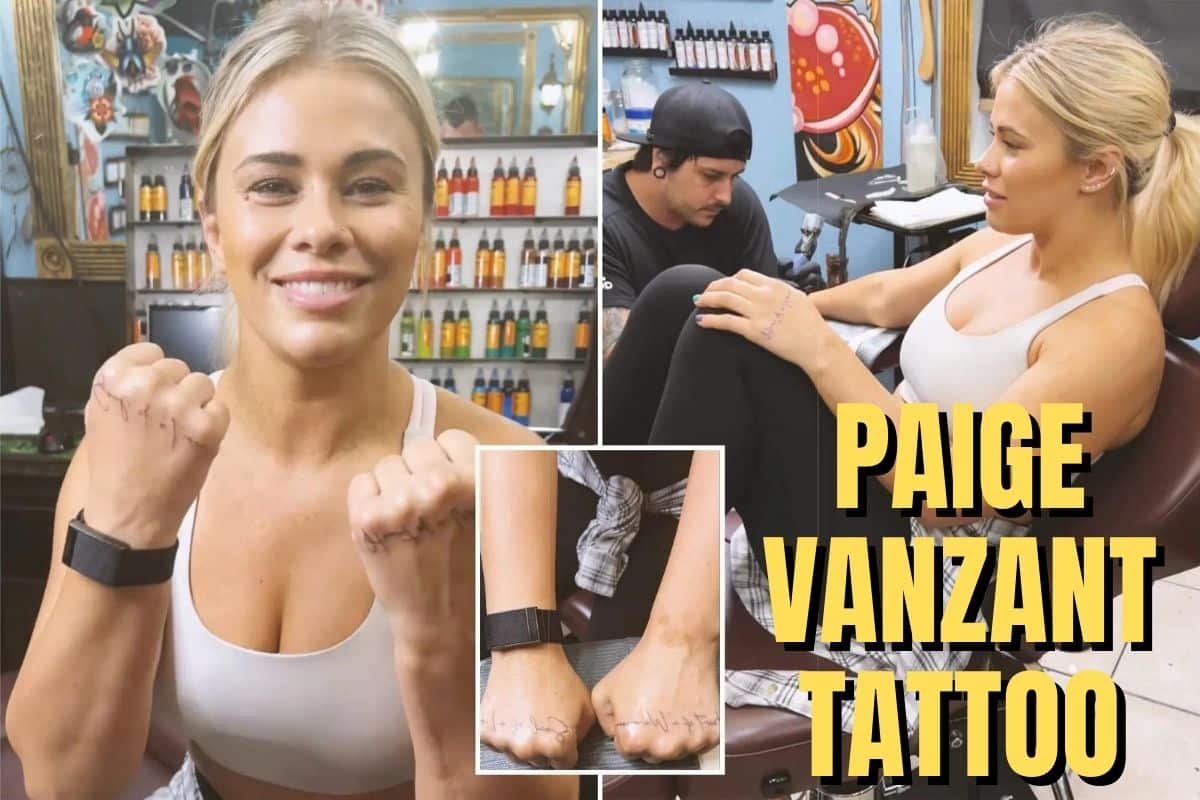 Paige VanZant Tattoo: Meaning of the Tattoo and Facts about her