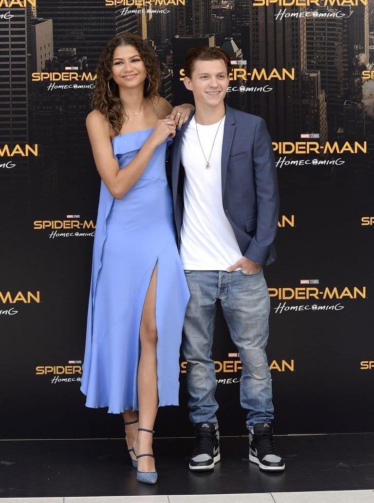 Zendaya and Tom Holland in 2018