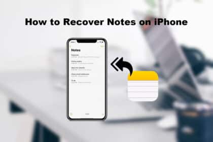 recover notes on iphone