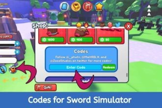 Codes for Sword Simulator