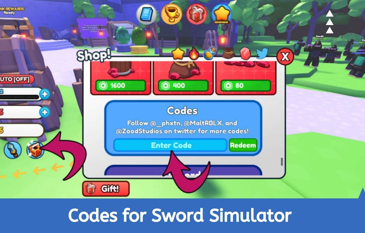 Codes for Sword Simulator