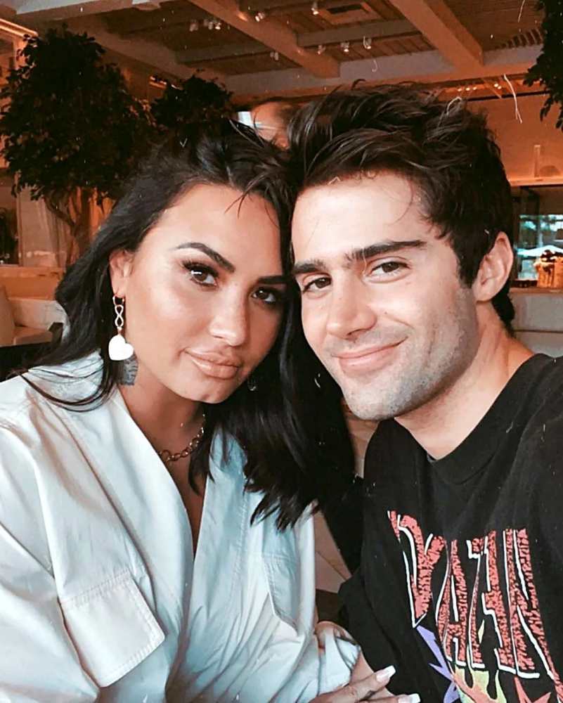 Demi Lovato and Max Ehrich.