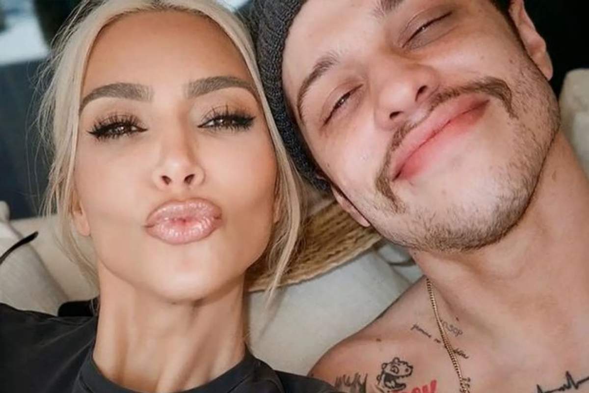 Kim Kardashian and boyfriend Pete Davidson