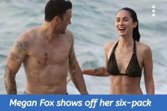 Megan Fox shows off her six-pack