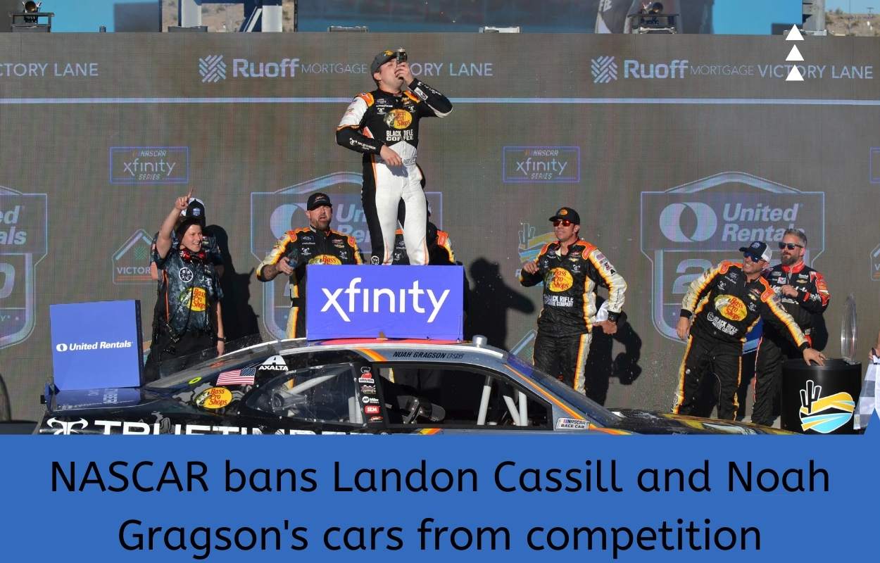 NASCAR bans Landon Cassill and Noah Gragson's cars from competition (1)
