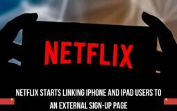 Netflix links iPad and iPhone users to an external sign-up page