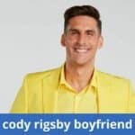 cody rigsby boyfriend
