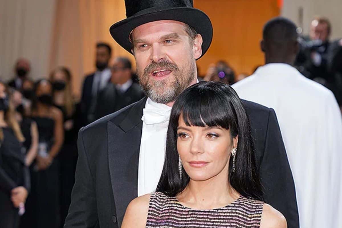 david harbour and his wife