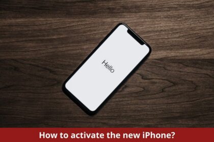 How to activate the new iPhone 1