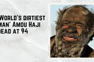'World's dirtiest man' Amou Haji dead at 94
