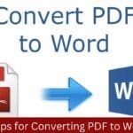 7 Tips for Converting PDF to Word Cover Letter