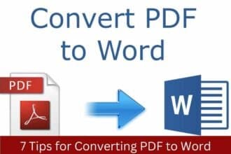 7 Tips for Converting PDF to Word Cover Letter