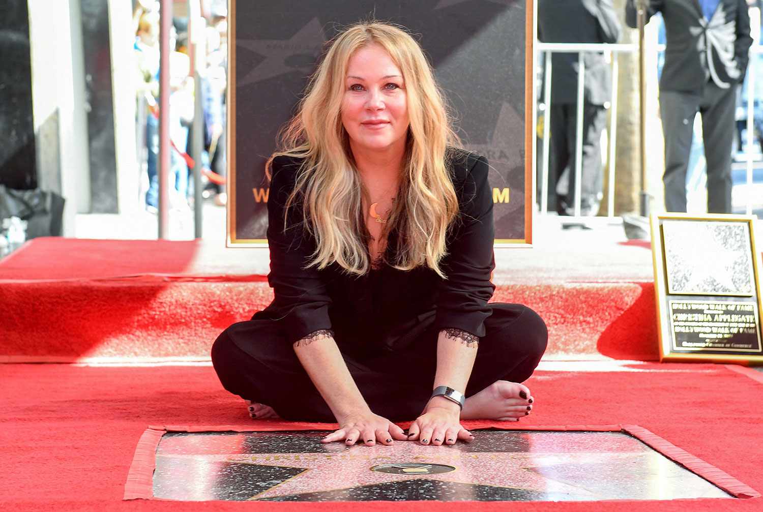 Christina Applegate Tears Up During Hollywood Walk of Fame Speech