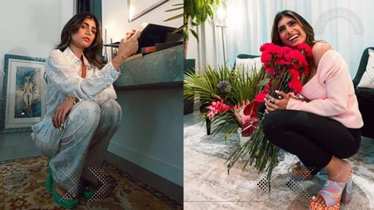Mia Khalifa Titillates Fans With Her Shoes