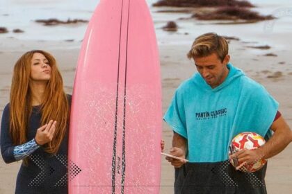 Shakira sparks dating rumours with surf instructor