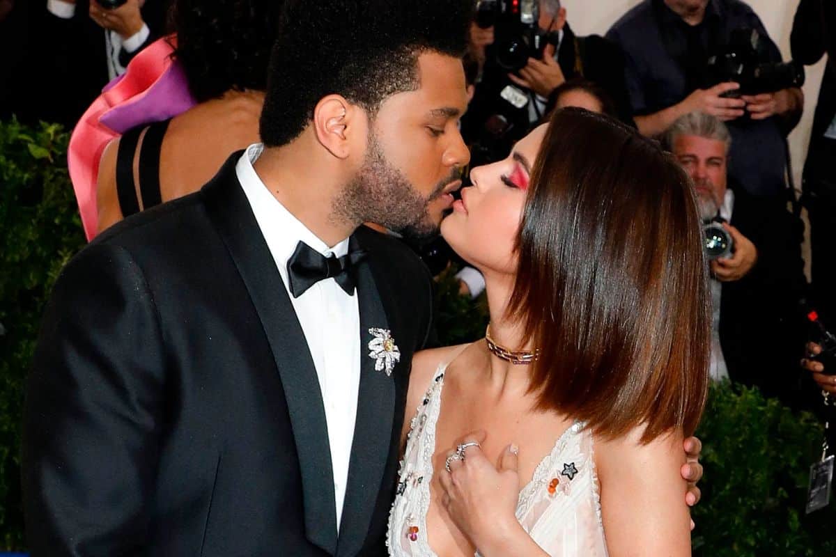 The Weeknd and selena gomez