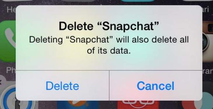 Uninstall and Reinstall Snapchat 