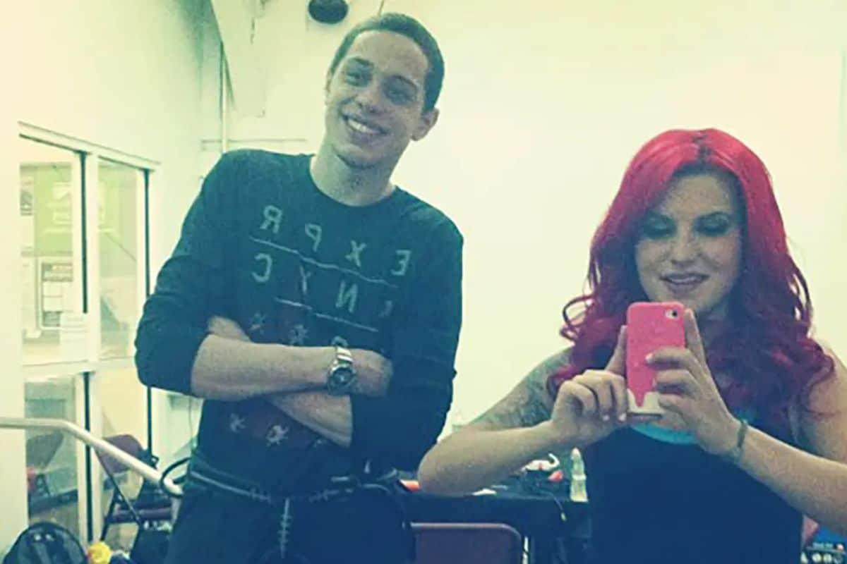pete davidson and Carly Aquilino
