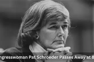 Congresswoman Pat Schroeder Passes Away at 82.