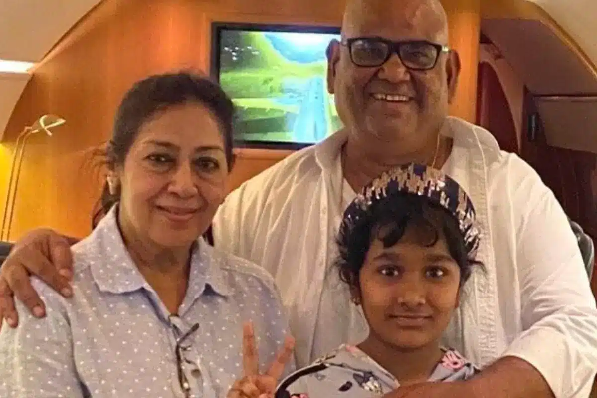 Satish Kaushik's family