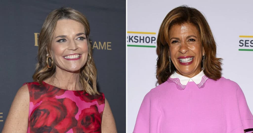 hoda kotb and savannah guthrie