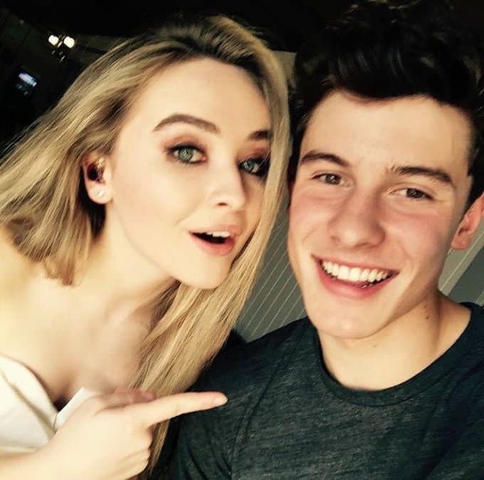 Shawn Mendes and Sabrina Carpenter