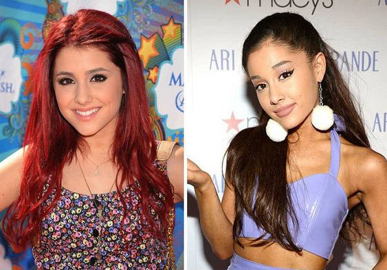 ariana grande begore and after
