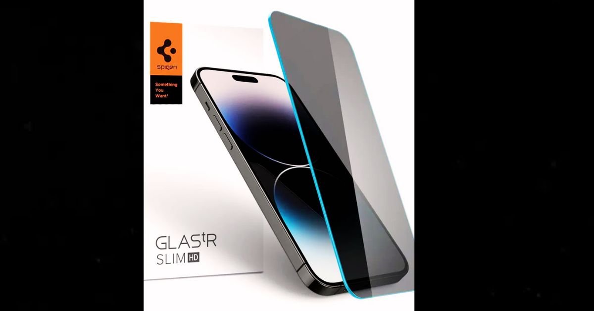 _4. SPIGEN TEMPERED GLASS SCREEN PROTECTOR [GLAS.TR SLIM]