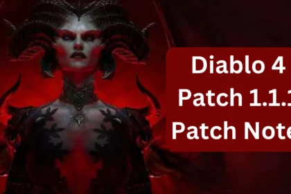 Diablo 4 Patch 1.1.1 Patch Notes