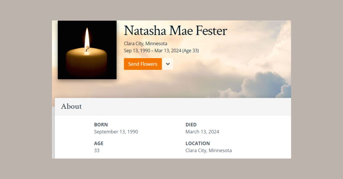 Natasha Mae Fester Accident