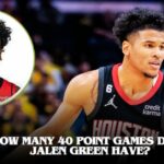 How Many 40 Point Games Does Jalen Green Have